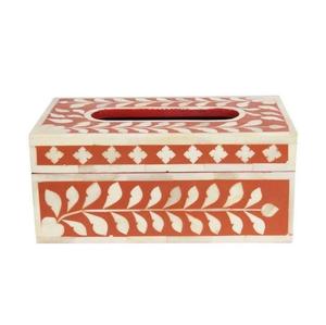 Caja de pañuelos con incrustaciones de nácar personalizable para regalos de hogar u hotel y soporte de pañuelos decorativo - Product Image 4