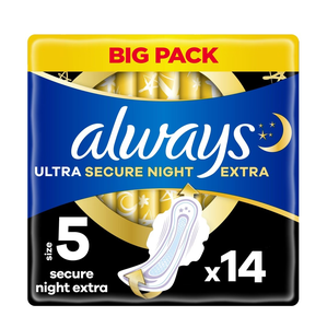 Serviettes hygiéniques Always 3-en-1 ultra fines (extra longues), lot économique, 14 unités - Product Image 6
