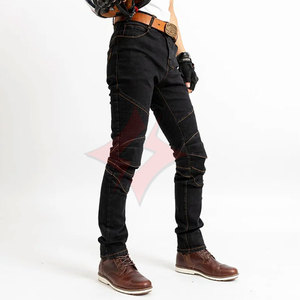 Pantalones vaqueros rectos informales para todas las estaciones, pantalones de carreras, motocicleta todoterreno, equipo de protección anticaída, deportes de ciclismo al aire libre extraíbles - Product Image 1