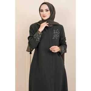 Nouvelle saison, vêtements islamiques d'hiver pour femmes, robe abaya, kaftan, tunique, mode islamique de Dubaï, mode islamique turque, robes islamiques fabriquées en Turquie - Product Image 2