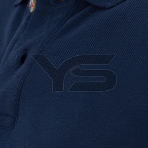 Polos de patrón sólido informal para hombre, camiseta transpirable, técnica bordada de tela, tipo de suministro ODM con opción multicolor - Product Image 5