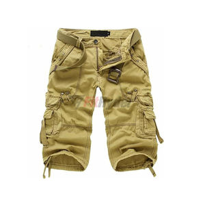 High Quality Summer Casual <b>Elastic</b> <b>Waist</b> <b>Cargo</b> <b>Shorts</b> For Men Custom Cotton Style Men's <b>Shorts</b> Wholesale Best Style Fashion - Product Image 4