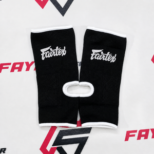 Protège-chevilles de Muay Thai Fairtex de qualité supérieure, haute élasticité, avec garniture violette, équipement de protection pour l'entraînement, protège-chevilles de kickboxing - Product Image 3