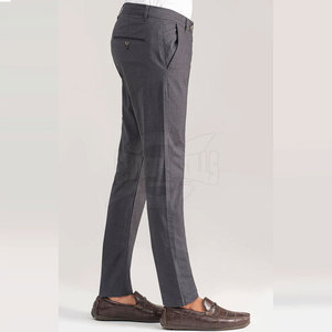 Pantalon en coton léger pour hommes séchage rapide taille moyenne Streetwear Style décontracté toile tissu conception unie droite Service OEM - Product Image 4