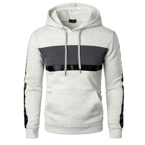 Pull-over/Hoodie zippé pour homme en mélange de coton/bambou/polyester de qualité supérieure, doublure polaire, coupe classique, respirant, pour l'hiver - Product Image 5