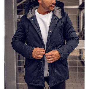 Hot Selling Men's <b>Parka</b> Jackets Long Jackets for Men Customized Designs and Logos OEM Service Breathable Custom Fashion - Product Image 2