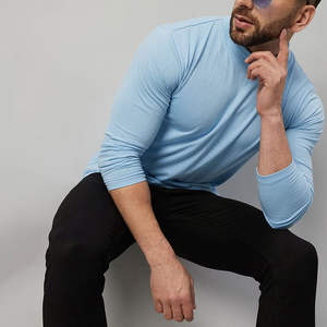 T-shirt tendance à manches longues pour homme, streetwear, nouvelle mode, t-shirt d'été à manches longues pour homme avec le meilleur - Product Image 5