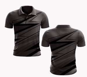 Chemise décontractée à manches courtes, légère, à séchage rapide, imprimée sur mesure, 100% coton, respirante, design de col tendance, mode masculine - Product Image 5