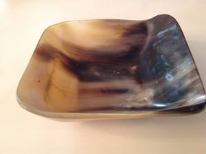 Cuenco de Color de cuerno Natura de gran calidad para utensilios de cocina, cuenco hondo hecho a mano con Color Natural pulido, venta de fiesta desechable - Product Image 6