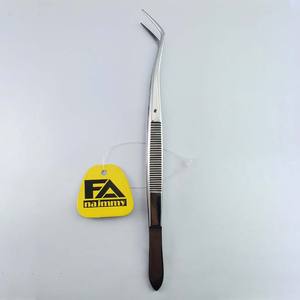 แหนบคีบสแตนเลสปลายหยักสำหรับวิทยาลัยแหนบแบบมืออาชีพพร้อมตัวเลือกบรรจุภัณฑ์ในแบบของคุณ - Product Image 2