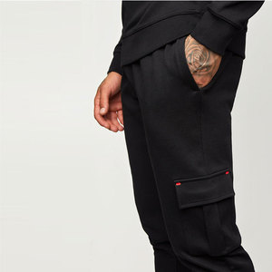 Nuevo Conjunto Deportivo de Invierno para Hombre, 100% Algodón, Transpirable, Estilo Urbano, Sudadera con Capucha, Color Sólido, 400g - Product Image 3