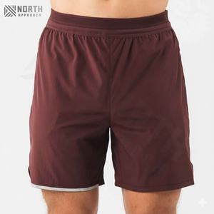 Shorts de sport pour homme personnalisés avec logo, coton premium, séchage rapide, fermeture à cordon, fitness, course à pied, écologiques, décontractés, sport - Product Image 1