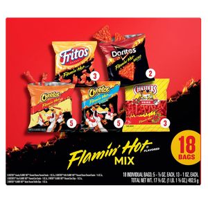 Caja de Surtido de Snacks Picantes Flamin' Hot de Frito-Lay, 18 Unidades - Product Image 2
