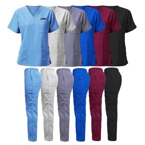 Uniformes Médicos de Hospital, Conjuntos de Uniformes de Algodón de 195 GSM para Médicos, Enfermeras y Personal de Salud - Product Image 3