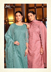 ชุดเดรสแขนยาวผ้าชีฟองดูกัตแขนยาวแบบเย็บขอบสไตล์คลาสสิก - Product Image 4