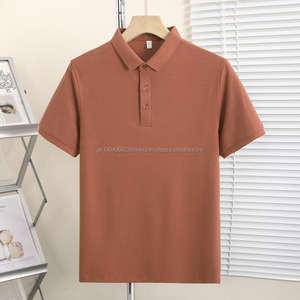 Polo personalizado de manga corta con impresión de logotipo, ropa de trabajo, uniforme de grupo, camisa publicitaria, ropa de hombre bordada - Product Image 2