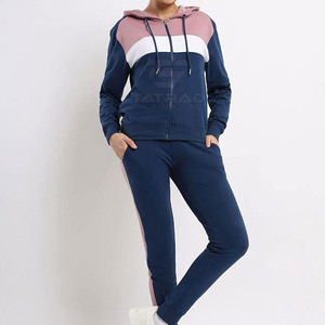 Chándales Deportivos Casuales con Capucha para Mujer, de Invierno, Ligeros, de Primera Calidad, 100% Algodón Transpirable - Product Image 2