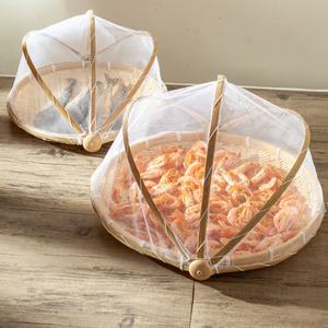 Cubierta de Bambú Tejida a Mano para Alimentos, Cubierta para Alimentos de Cocina, Protección Contra Insectos, Cesta para Alimentos de Cocina, Hecho en Vietnam - Product Image 1