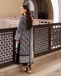 Ropa afgana tradicional personalizada del fabricante de ropa para adultos Ropa étnica de algodón de seda para mujeres 536 piezas a la venta - Product Image 2