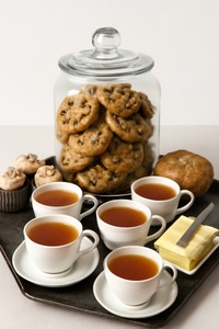 Bandeja DE SERVICIO DE METAL decorativa perfecta para chocolates, diseñada para mezclar sofisticación con función para un servicio elegante - Product Image 4