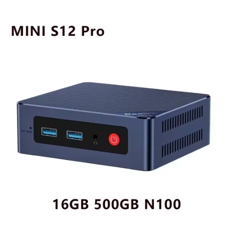 Beelink Mini S12 Pro Intel 12th Gen N100 16G 500G Mini S12 Intel N95 Mini PC DDR4 8G 256G SSD Desktop Gaming Computer VS T8 Pro