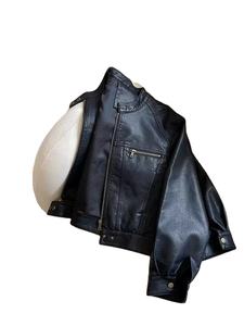 Chaqueta de Mujer Nueva Moda, Chaqueta Corta de Cuero PU Premium, Chaqueta de Mujer Transpirable de Estilo Urbano al por Mayor - Product Image 3