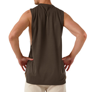 Débardeur de sport athlétique pour homme, sous-vêtement de compression doux - Product Image 4