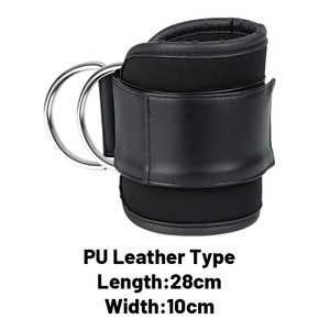 Sangles de poignet et poids de cheville en cuir de haute qualité pour adultes et jeunes, unisexe, avec boucle réglable, pour le soutien pendant la course - Product Image 3