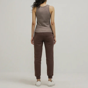 Camiseta sin mangas con estampado de logotipo personalizado de secado rápido para mujer, camiseta sin mangas para yoga y gimnasio para mujer, camisetas sin mangas de talla grande para mujer - Product Image 6