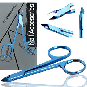 Coupe-ongles de couleur rouge à bas prix Coupe-ongles durable en acier inoxydable Pince à cuticules de précision ultra-tranchante Double ressort - Product Image 6