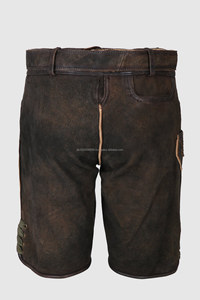 Nuevo diseño personalizado Trachten Kneibund Lederhose/Trachten Bavarian Pants/ Lederhosen Real Leather Short Lederhose para hombres 2025 - Product Image 4