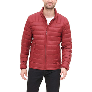 Nueva moda de alta calidad para hombre, chaqueta acolchada con cuello levantado, temporada de invierno, logotipo personalizado impreso, las mejores chaquetas de burbujas - Product Image 1