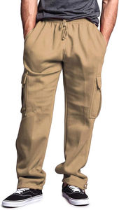 Nouveauté, meilleur prix, qualité durable, logo personnalisé, pantalon d'hiver surdimensionné, taille plus, 100% coton molletonné, style hip-hop - Product Image 6