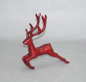 Centro de mesa de Navidad de Reno multicolor, venta al por mayor, elementos decorativos, hogar de vacaciones, elementos metálicos de bienvenida, plástico artificial - Product Image 4