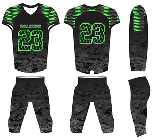 Conjunto de Camiseta de Fútbol Americano de Último Diseño, Nuevo Estilo, Manga Corta para Adultos, Estampada, Precio al por Mayor - Product Image 4