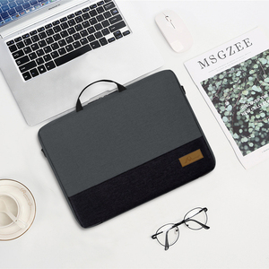 15-15.6\" <b>Laptop</b> Bag HY8151 Black+Gray Stylish Notebook Case <b>Cover</b> - Product Image 3