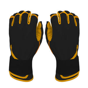 Guantes de bateo de cuero para mayor comodidad y transpirabilidad con logotipo personalizado Guantes de bateo de béisbol de cuero Premium - Product Image 5