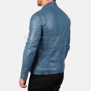Chaqueta de Cuero de Diseño Personalizado de Invierno, Chaqueta de Cuero de Moda de Alta Calidad para Hombre, Nuevo Diseño - Product Image 4