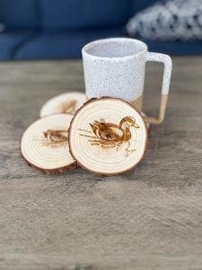 Dessous de verre personnalisés en résine et en pierre avec nom ou logo personnalisé, parfaits pour les cadeaux d'entreprise, la marque personnelle et les occasions spéciales - Product Image 4