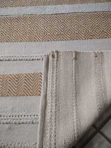 Tapis en coton tressé de couleur naturelle fait à la main moderne tissage à plat pour la décoration de salon d'hôtel à la maison prix d'usine - Product Image 5