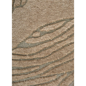 พรมขนสัตว์ถักมือสีน้ำตาลอ่อนอะซาเลีย ลายดอกไม้คลาสสิกทรงสี่เหลี่ยมผืนผ้า รุ่น Aiwz-1004 เหมาะสำหรับห้องใดๆ ในบ้านหรือทางเดิน - Product Image 3