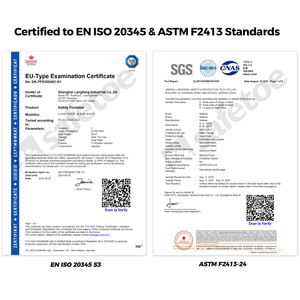 Botas de Trabajo de Seguridad Táctica Safetoe S1 |   Puntera de Acero y Plantilla de Acero |   Suela Antideslizante para Seguridad y Patrullaje - Product Image 2