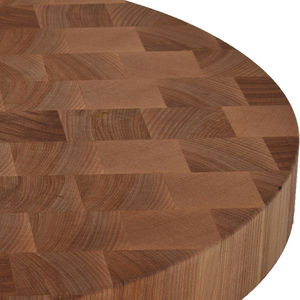 Tabla de cortar de madera de acacia Naturel, utensilios de cocina decorativos redondos, caja de ajuste caliente, suministros a granel de India - Product Image 5