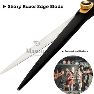 Kit Profesional de Tijeras de Acero Inoxidable para Cortar y Entresacar Cabello con Peine y Capa para Uso en Salón de Belleza y Barbería - Product Image 3