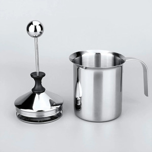 Mousseur à lait manuel pour cappuccino traditionnel - Couleurs assorties - Product Image 4