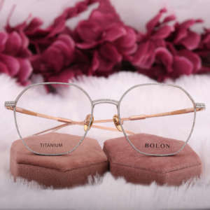 Lunettes hexagonales unisexes de créateur Lunettes en alliage à la mode avec clous en moissanite pour un usage quotidien - Product Image 5