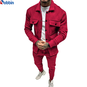 Ensemble de jogging décontracté pour homme, logo personnalisé, 50% coton, 45% polyester, tenue de sport de loisirs, jogging de course, streetwear, 2 pièces - Product Image 4