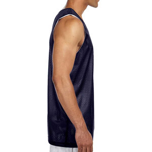 Débardeurs réversibles respirants bleu marine pour hommes - Product Image 3