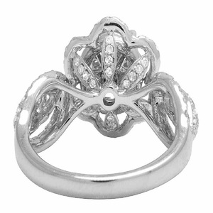 Bague Classique Élégante en Argent S925 avec Moissanite et Diamants Sertis en Grappe, Style Iced Out, pour Femme, Cadeau de Fiançailles ou de Fête - Product Image 5