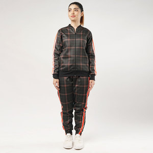 Custom Logo Oversized Women's <b>Polyester</b> Tracksuit Set 2 Piece Hoodie & Sweatpants <b>Polyester</b> <b>Jogger</b> Set - Product Image 1